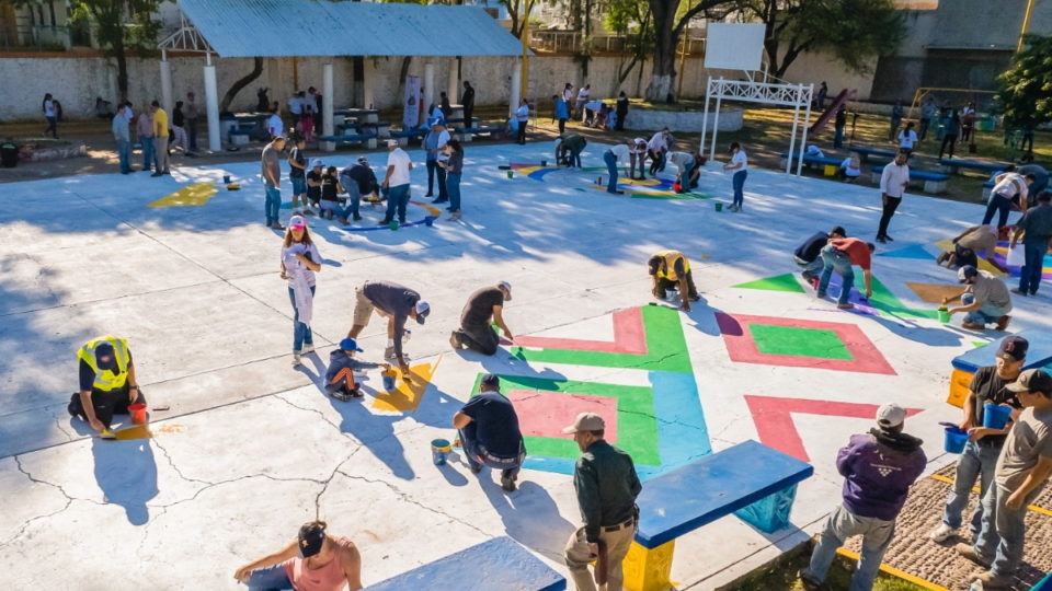 Calvillo transforma zonas con tejido social afectado en Territorios de Paz para Trascender