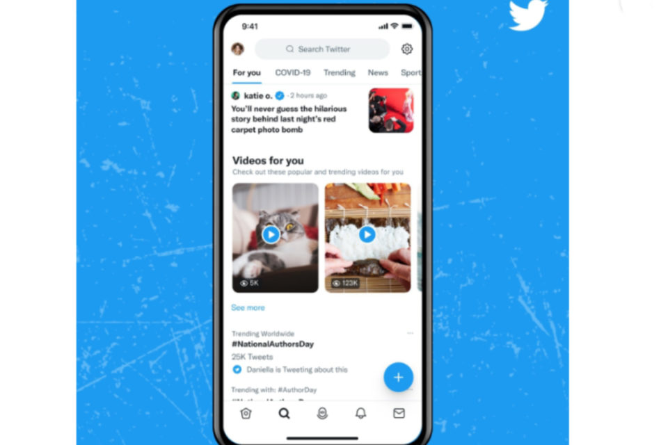 Twitter informó que, integrará a la red un nuevo reproductor de videos cortos al estilo de TikTok