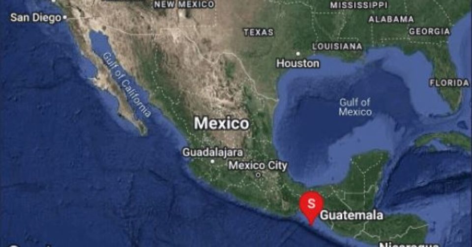 Sismo de magnitud 5.6 en Pijijiapan, Chiapas