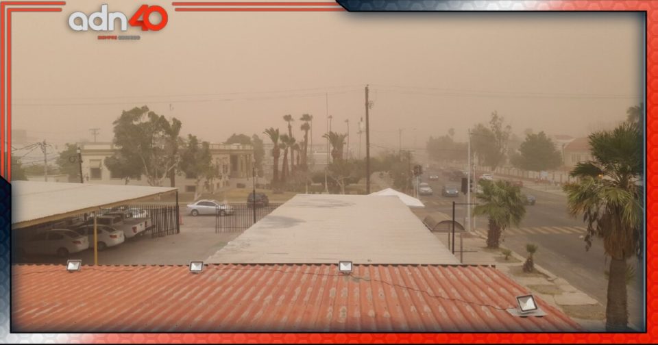 Inesperada tormenta de arena llega a Mexicali
