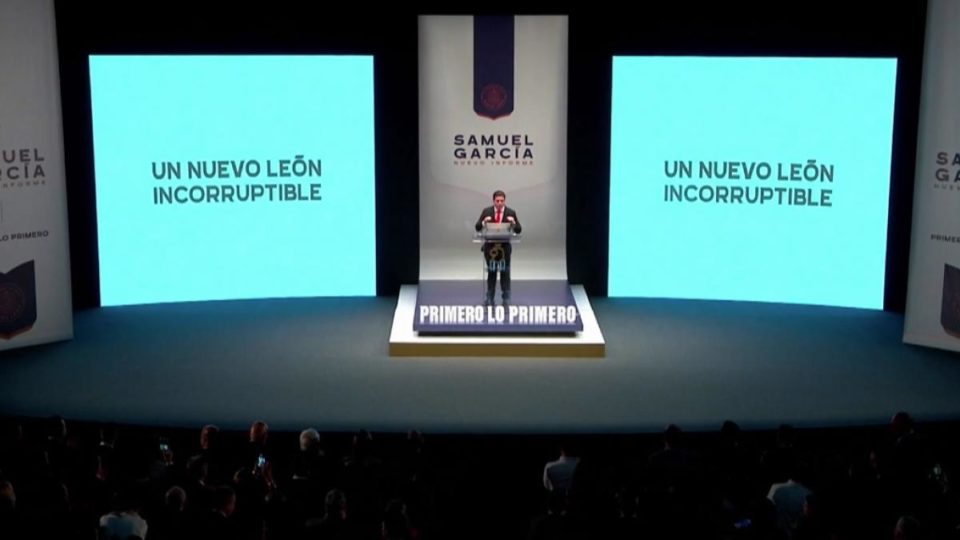 Samuel García destaca "limpia" de la policía de Nuevo León para convertirla en una fuerza de élite