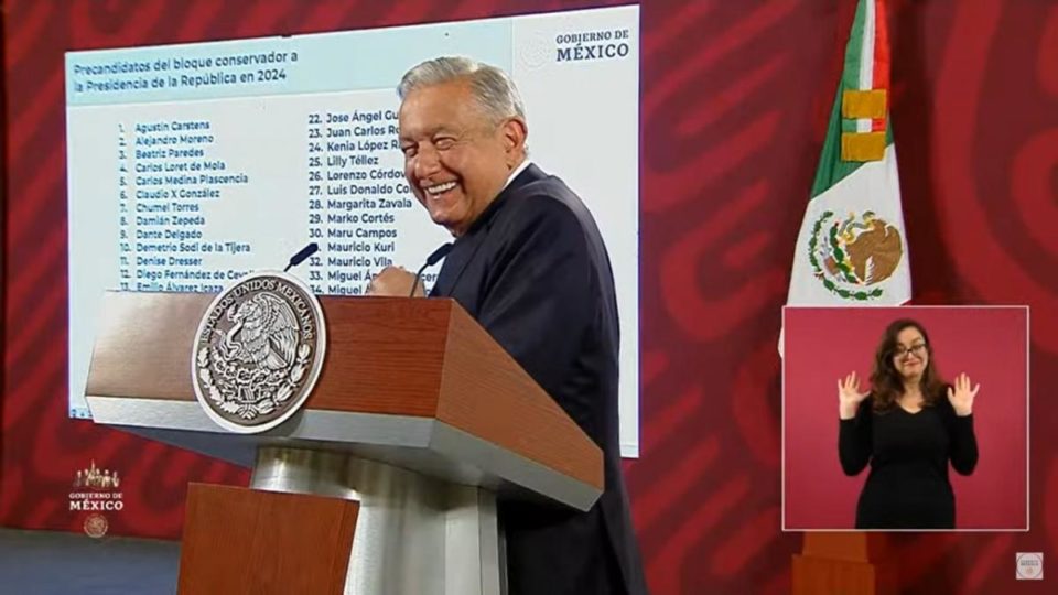 AMLO "destapa" a 43 aspirantes de la oposición rumbo a la Presidencia en 2024