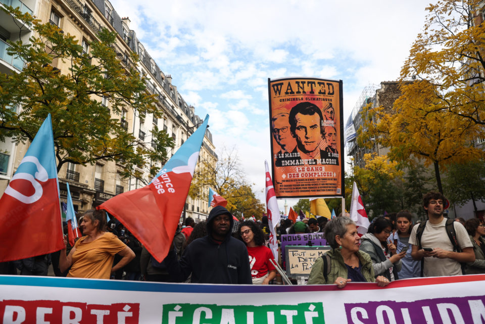 La izquierda pone más presión a Macron en una Francia impregnada de malestar