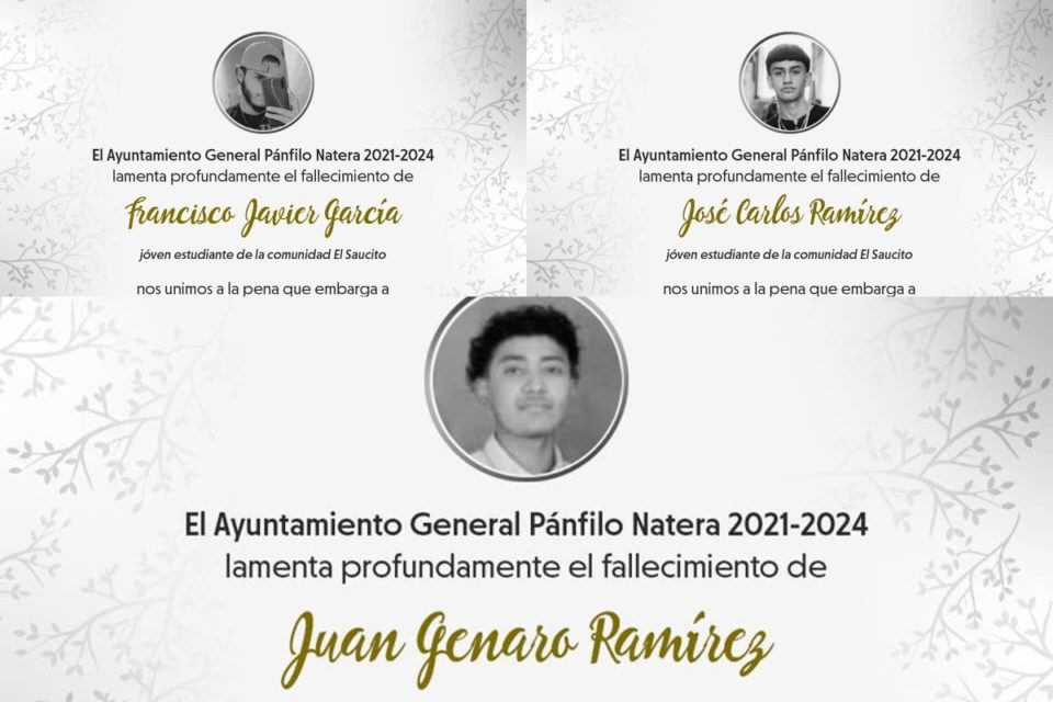 Tres estudiantes universitarios fueron asesinados en Zacatecas