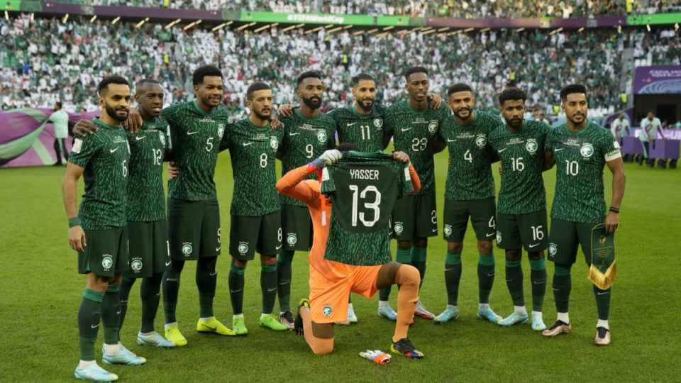 Arabia Saudita y el emotivo homenaje a su jugador lesionado