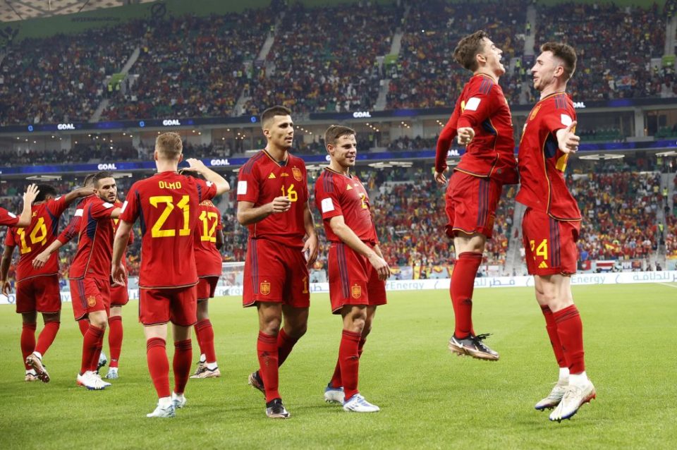 España no tiene piedad de Costa Rica y lo golea 7-0