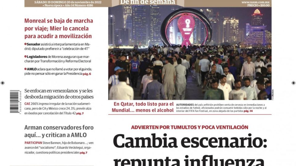 Versión Impresa, 19 Noviembre 2022 - Libre Noticias