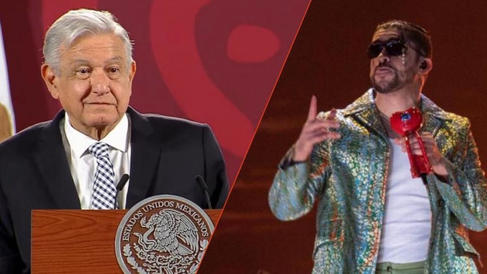 AMLO invita a Bad Bunny al Zócalo para compensar a defraudados por Ticketmaster