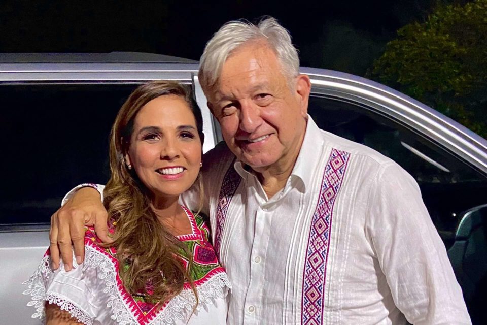 López Obrador supervisa obras del Tren Maya en Quintana Roo