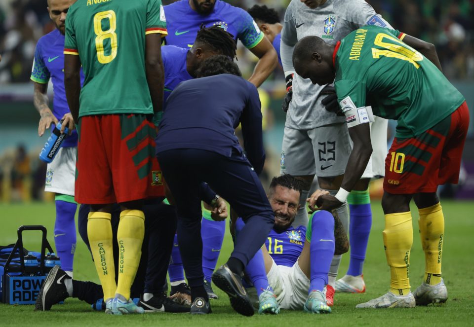 Neymar vuelve a entrenar con Brasil en Qatar