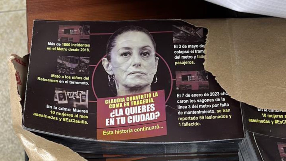 Autoridades hallan propaganda contra Sheibaum en oficinas de la alcaldía Cuauhtémoc