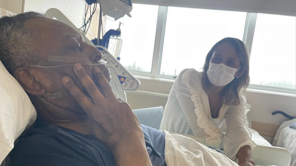 Hija de O'Rei comparte últimas imágenes de su padre en el hospital