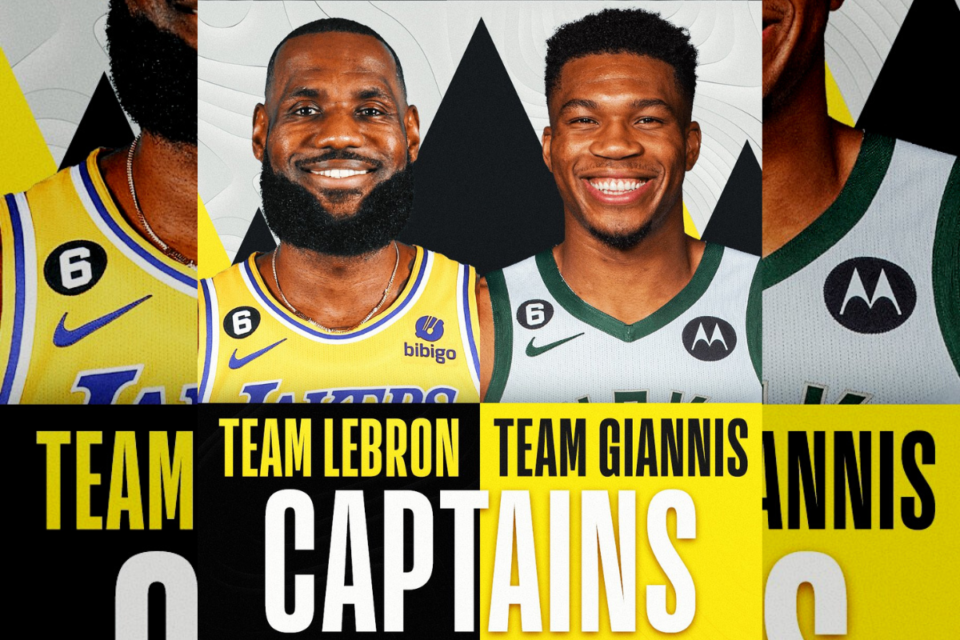 LeBron y Antetokounmpo capitanearán equipos del All-Star