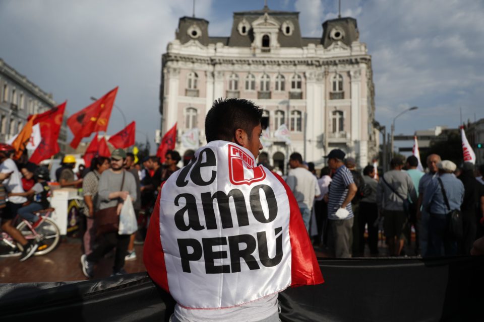 Manifestantes afirman que "no habrá paz" en Perú si Boluarte no renuncia
