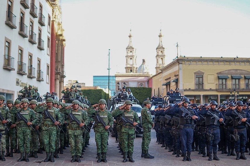 Refuerzan seguridad en León con 3 mil elementos del Ejército y Guardia Nacional