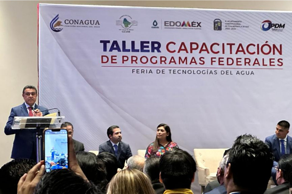 Tlalnepantla es sede del taller de capacitación de programas federales y la feria de las tecnologías del agua