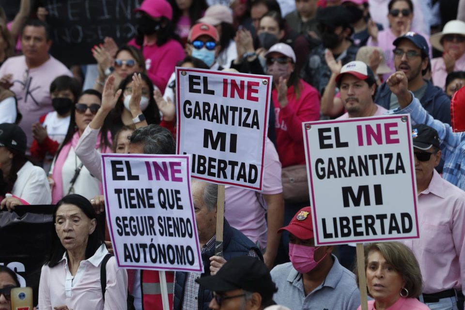 Anuncian protestas en norte de México contra la Reforma Electoral