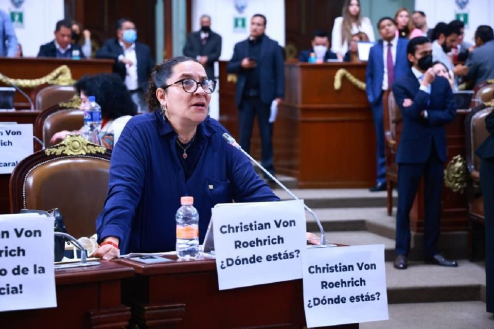 El Pleno del Congreso de la Ciudad de México rechazó la solicitud de licencia indefinida presentada por Crhistian Von Roerich