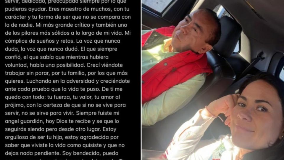 Fallece el padre de Alejandra del Moral, candidata en el Edomex