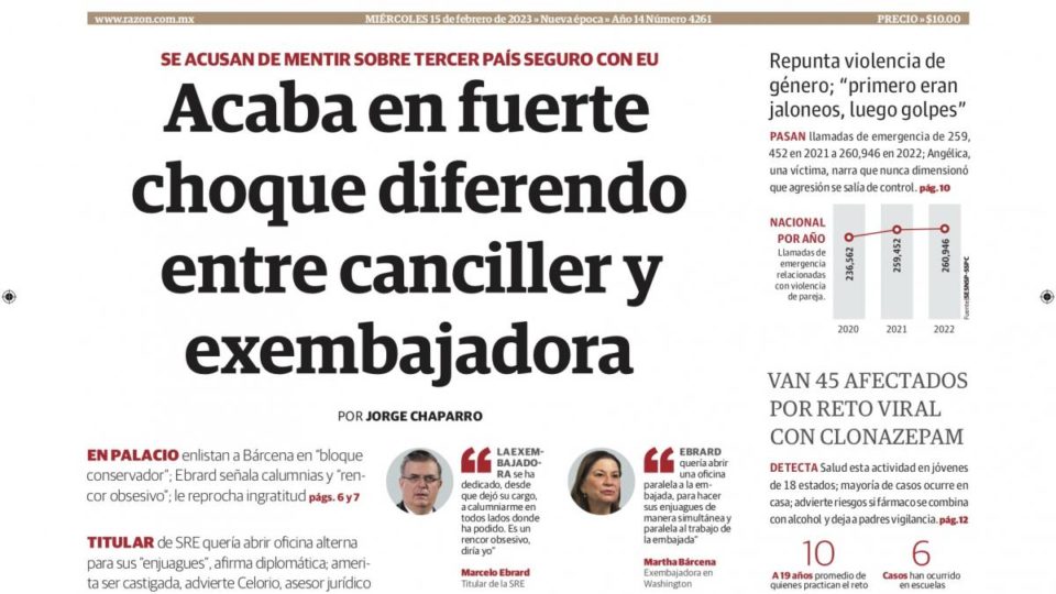 Versión Impresa, 15 febrero 2023