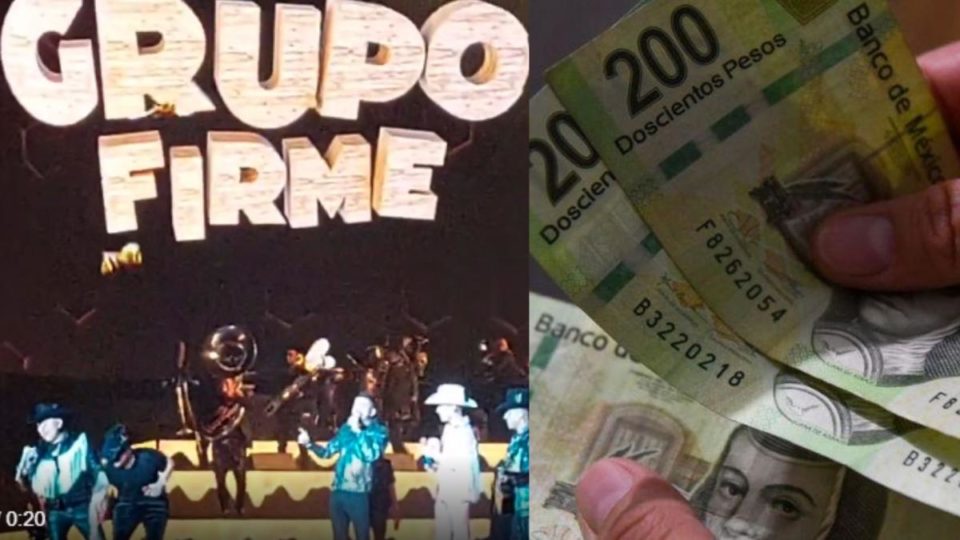 En concierto de Grupo Firme, caen tres jóvenes que traían 120 mil pesos y droga