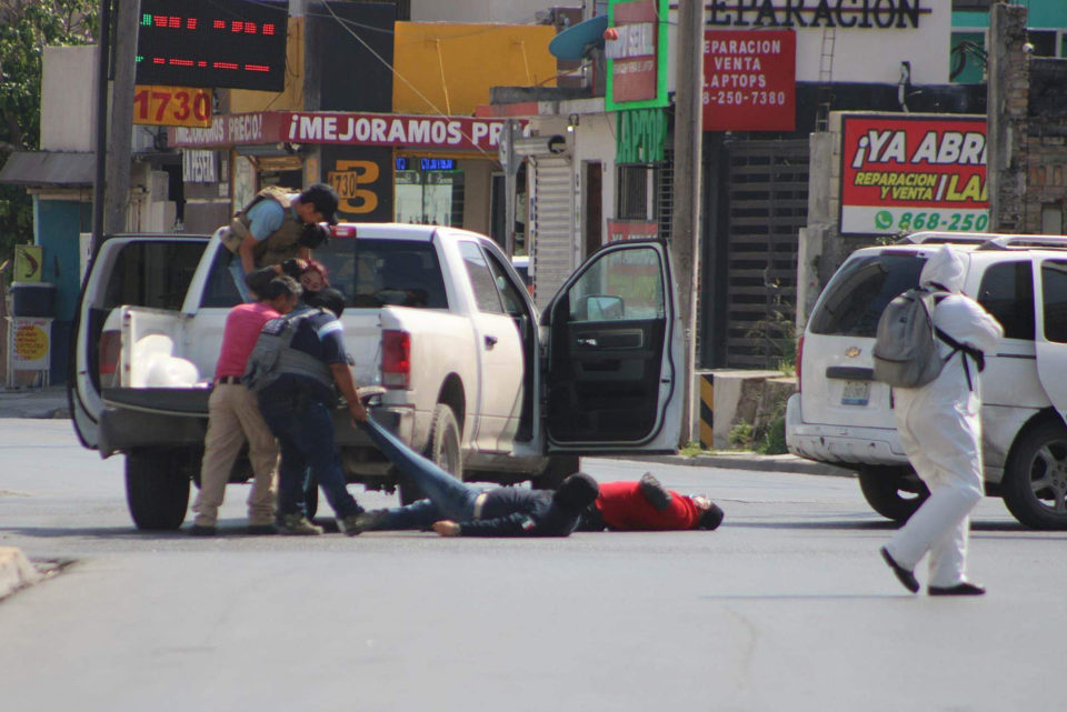Forenses recrean secuestro de estadounidenses en Tamaulipas