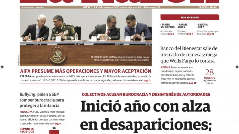 Versión Impresa, 22 marzo 2023