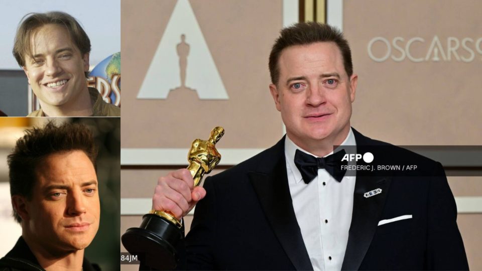 Brendan Fraser selló su regreso a Hollywood al ganar este domingo el Óscar al mejor actor por su interpretación en el drama "La ballena"