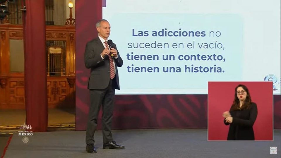 Consumo de metanfetaminas supera incluso adicción al alcohol, sostiene López-Gatell