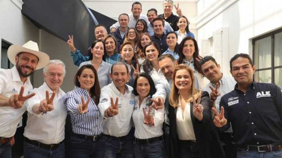 Gobernadores panistas 'cobijan' a Alejandra Del Moral; candidata demostrarán 'que la 4T es una farsa', afirma