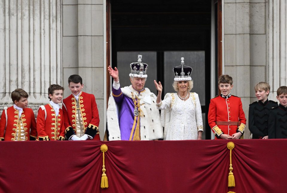 Los reyes Carlos III y Camila, "conmovidos" por las celebraciones de su coronación