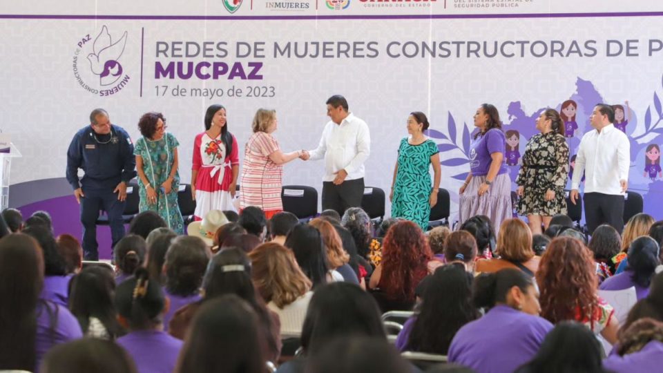 Más de 2 mil oaxaqueñas se suman a las Redes de Mujeres Constructoras de Paz