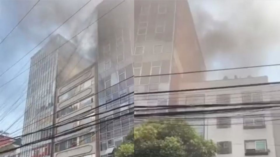 Reportan incendio en edificio de la Miguel Hidalgo; hay 4 personas intoxicadas (VIDEO)