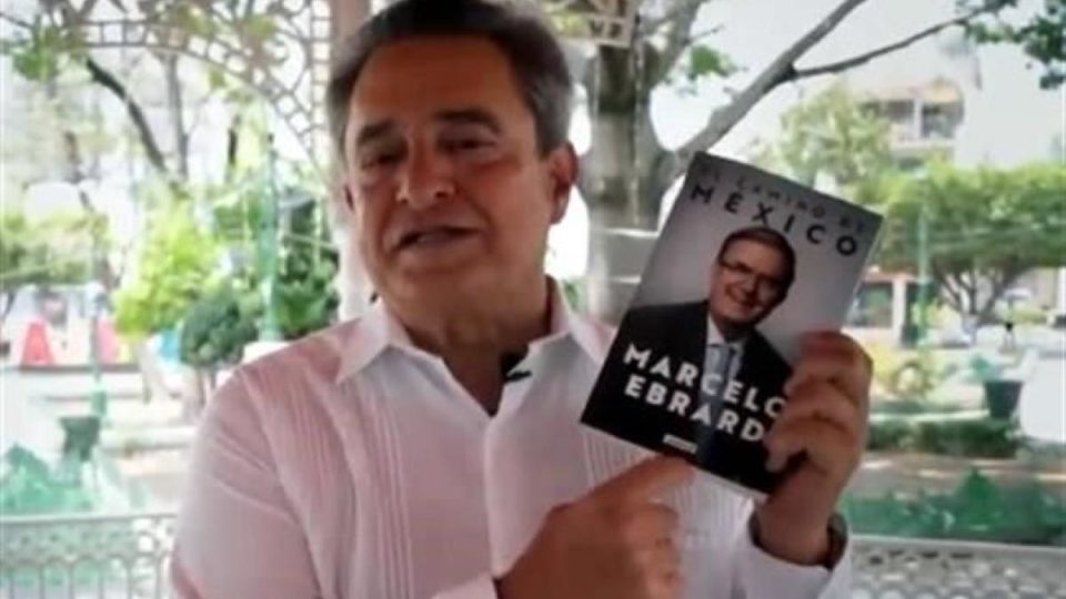 VIDEO. Se suma Pío López Obrador al apoyo a Marcelo Ebrard a la precandidatura