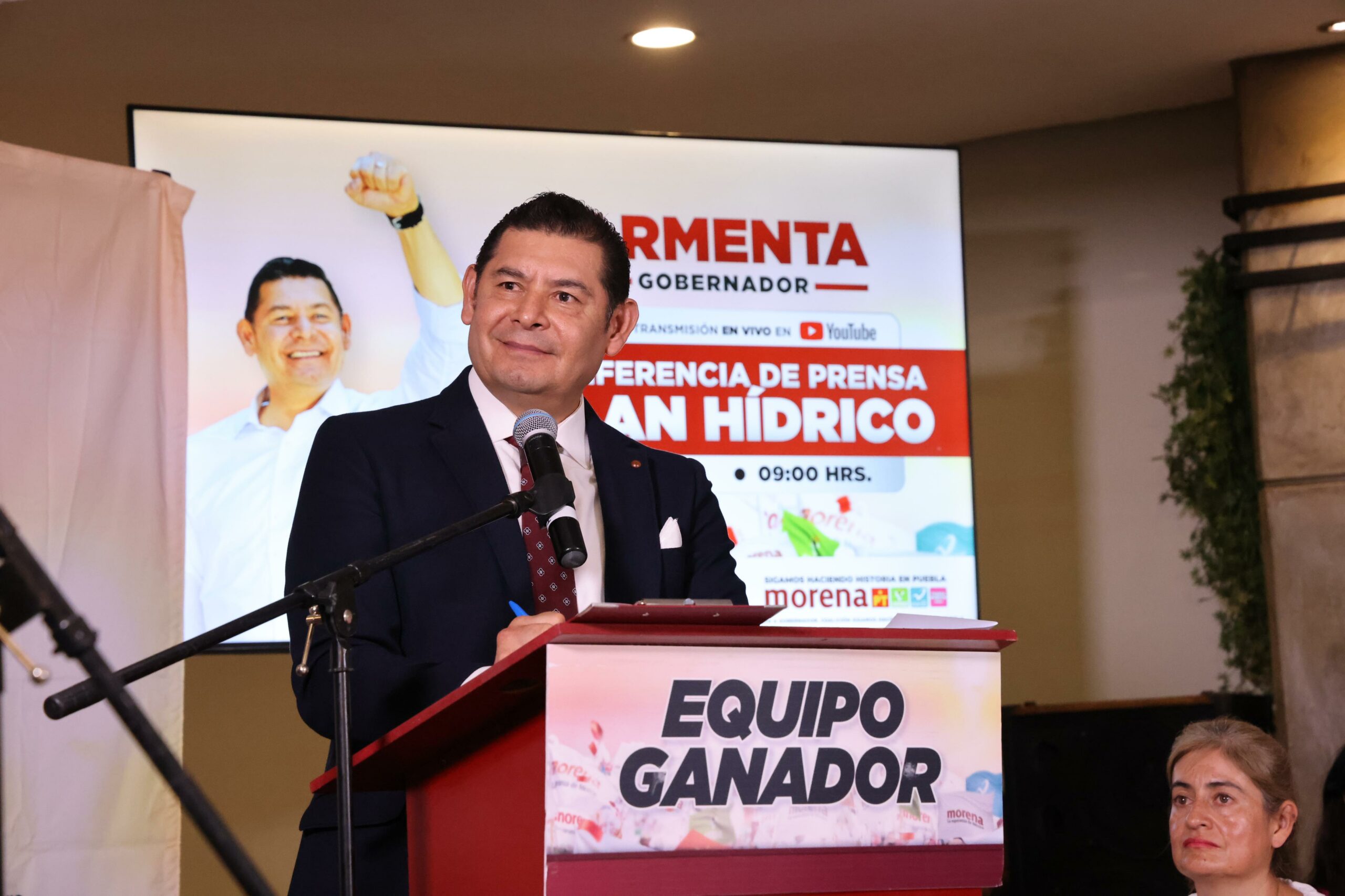 Armenta garantiza que se perfeccionará plan hídrico para Puebla